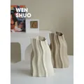 WENSHUO-Vase de forme abstraite Zens vase de fleurs sèches de grande taille de style 10/2019 anses