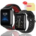 Bracelet de sport en Silicone 3 en 1 pour montre connectée realme watch 2 pro film de protection