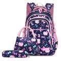 Lycxames - Schulrucksack,Schulrucksack Mädchen, Schultaschen 3 Teile Set Schulranzen mit