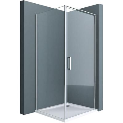 Doporro Eck-Duschkabine Ravenna36-Plus 75x100x195cm Eckdusche ESG-Sicherheitsglas Klarglas inkl. Image
