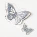 15.5"H Sullivans Laser Cut Metal Butterfly, Gray