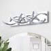 Modern 2-Light Wavy Linear LED Bathroom Vanity Lighting Fixture