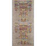 Tribal Heriz Serapi Oriental Area Rug Hand-knotted Wool Carpet - 2'6" x 5'9"