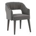 Everly Quinn Cream Velvet Dining Chair Upholstered/Velvet in Gray | 30.6 H x 22.4 W x 23 D in | Wayfair 7E6EAAD549A54A30B03C944465891311
