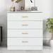 Latitude Run® Chasewych 4 - Drawer Dresser Wood in White | 28.5 H x 25.98 W x 13 D in | Wayfair 559D606F1CE2454397910F24A06FEEC9