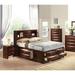 Winston Porter Jenay Queen Storage Platform Bed Wood in Brown | 56 H x 63 W x 91 D in | Wayfair C9BE3F29BFB441CA858B9E97AEB3E7C9