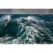 Highland Dunes Waves in the Atlantic Ocean - Wrapped Canvas Print Metal | 32 H x 48 W x 1 D in | Wayfair 595EF9D30B694EC1B05B5917E3D0A928