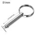6 Sizes Quick Release 316 Stainless Steel Marine Grade Ball Pin Rowing Boat Accessories Deck Hinge Marine Boat Bimini Top 51MM