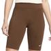 Nike Shorts | Nike Sportswear Essential Bike Shorts Cz8526-259 (Xs) | Color: Brown | Size: Xs