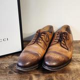 Gucci Shoes | Gucci 386576 Wingtip Shoe | Color: Brown | Size: 11.5