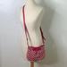 Coach Bags | Coach Madison Signature Op Art Pink Crossbody Purse W Dust Bag Sz 10x1.5x7.5 Euc | Color: Pink/Silver | Size: 10x1.5x7.5