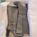 Nine West Shoes | Clearance!!!!!! End Of Season Sale On Boots Nine West Wide Calf Boots | Color: Gray | Size: 9.5