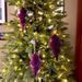 Anthropologie Holiday | 3 Sold Out Anthropologie Terrain Buri Bottle Brush Christmas Holiday Ornaments | Color: Purple | Size: Os