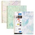 Five Star Spiral Notebooks, 1 Subject, College Ruled, 11" x 8-1/2", Cute Designs Bright Colors, 3 Pack, Design May Vary.