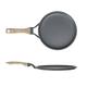 YCYUYK Non Stick Pancake Pan, Crepe Pan Round Griddle with Non-Slip Handle, Induction Compatible for Crepes, Chapati, Fried Eggs, Dosa Color-A 20CM