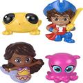 Fisher-Price Santiago of The Seas Pirate Bath Toys for Preschool Kids, Santiago Kiko Lorelai and Cecilia, 4 Squirters