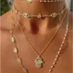 Collier à breloques étoile pour femme bijoux fantaisie haute qualité micro pavé CZ étincelant