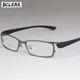 BCLEAR-Monture de lunettes en métal pour hommes montures de lunettes confortables lunettes de