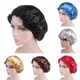 Cheveux Satin Bonnet pour dormir Bonnet de douche Bonnet en soie Bonnet Femme Femme nuit sommeil