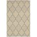 Cream & Gray Trellis 5X8 Hand-Tufted Modern Rug