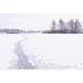 Millwood Pines Frozen Lake - Wrapped Canvas Photograph Metal | 32 H x 48 W x 1 D in | Wayfair 7DDDD09FDC0641D989979C64856986C0