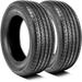 Pair of 2 (TWO) Bridgestone Turanza EL400-02 255/35R18 90W A/S High Performance Tires