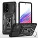 Mantto for Samsung Galaxy A73 5G Case with Kickstand [Military Grade] Built-in 360Â° Rotate Ring Kickstand Magnetic Protection Cover Case for Samsung Galaxy A73 5G Black