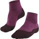 FALKE Damen Socken TK2 Wool Short Women, Größe 35-36 in Rot