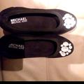 Michael Kors Shoes | Michael Kors Suade Platform Shoes | Color: Black | Size: 5