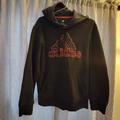 Adidas Shirts | Adidas Men's Hoodie Sweatshirt Black With Red | Color: Black/Red | Size: S
