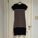 J. Crew Dresses | J Crew Knit Dress | Color: Black/Tan | Size: S