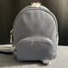 Coach Bags | Coach Court Backpack Nwt - Marble Blue/Silver | Color: Blue/Silver | Size: Os