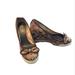 Coach Shoes | Coach Wedge Sneakers (Item 57). | Color: Brown/Cream | Size: 7.5