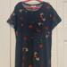 Lularoe Dresses | Lularoe Scarlett Valentines Dress Dark Gray W/Red Roses 12 | Color: Gray/Red | Size: 12g