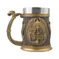 Tonneau à bière avec doublure en acier inoxydable symbole nordique Viking tasse à boisson de café