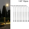 Lampes de chemin de fer blanc chaud échelle 00 lampadaire 1:87 disposition de bâtiment paysage