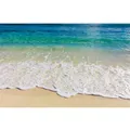Autocollant mural océan 3D amovible papier peint imperméable bleu autocollant de sol de plage