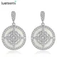 LUOTEEMI-Boucles d'oreilles pendantes en perles rondes pour femmes boucles d'oreilles vintage