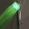 BAKALA économie d'eau coloré lumière LED bain pommeau de douche tenu dans la main HOShower tête