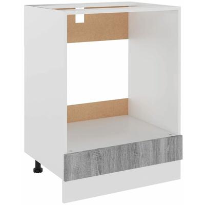 Vidaxl - Herdumbauschrank Grau Sonoma 60x46x81,5 cm Holzwerkstoff