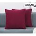 SR-HOME Set Of 2 Pillow Covers Velvet Decorative Throw Pillow Covers For Sofa Couch Bed Décor Velvet in Red | 14 H x 14 W in | Wayfair