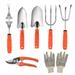 Kayannuo Christmas Clearance Garden Tools Set 7PCS Heavy Duty Garden Tool Kit With Anti-Skid Ergonomic Handle Gardening Tools Gifts For Women & Men