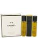 Chanel No. 5 By Chanel Eau De Parfum Spray Refillable Includes 1 Purse Spray And 2 Refills 3 X.07 Oz