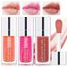 Sea-Maid Lip Gloss 3 in 1 Lip Gloss Set Hydrating Lip Oil Non-Sticky Formula Subtle Shine with Tinted Sheer Color Liquid Lipstick Locks In Moisture