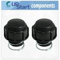 2-Pack 791-181468B Bump Head Knob Assembly Replacement for Troy-Bilt TB425CS (41ADT42C966) Gas Trimmer - Compatible with 181468 Bump Knob and Spring Assembly