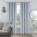 Capreze Blackout Curtain Grommet Drapes UV Protection Window Energy Efficient Thick Solid Panel Light Gray W:59 x H:71 / 150cm*180cm