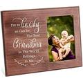 4x6 Inch Grandma Picture Frame Me and My Grandma Keepsake Photo Frame Rectangle Natural Wood Photo Frame I Love You Grandma Best Grandma Ever Grandmother Gifts