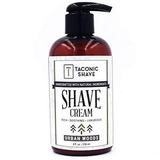 Taconic Shave Natural Shaving Cream - Urban Woods Scent with hints of Tobacco and Bergamot -Ultra-Rich High Lather Formula â€“ Natural Shave Cream for Men in 8 oz. Pump Bottle â€“ Scented Shaving Cream
