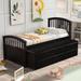 Twin Solid Wood Platform Storage Bed with 6 Drawers and Head&FootBoard