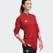 Adidas Tops | Adidas Team Sideline 21 Long Sleeve 1/4 Zip Knit Shirt Gl7903 Women's | Color: Red/White | Size: Various